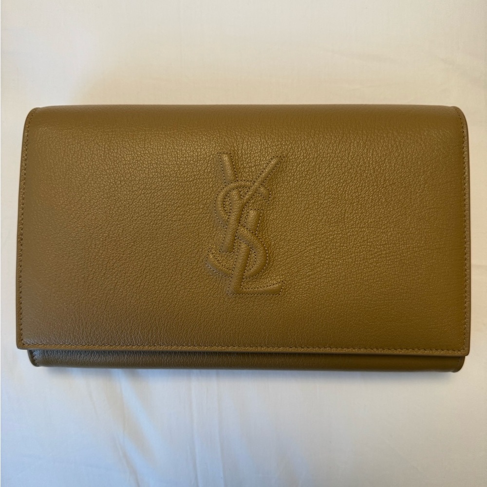 Yves Saint Laurent Beige Clutch